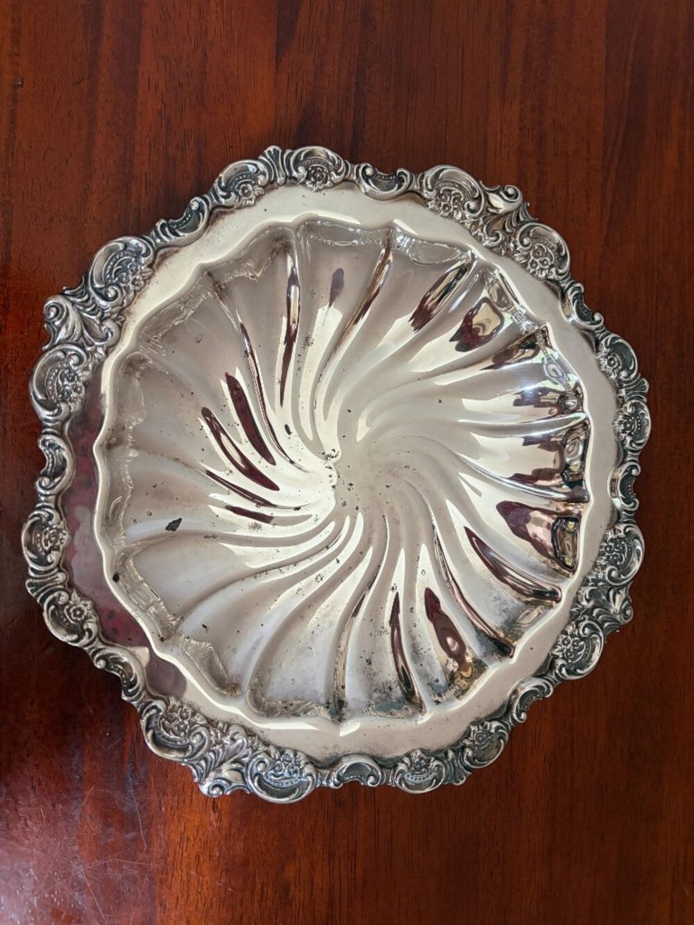 Wallace "Baroque" Silverplate 9" Buffet Dish or Bowl, USA, 223